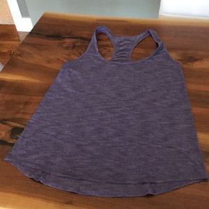 Purple lululemon racer back tank
